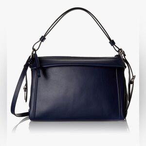 Marc by Marc Jacobs Prism 34 Amalfi Coast Calf Leather Shoulder Bag Black